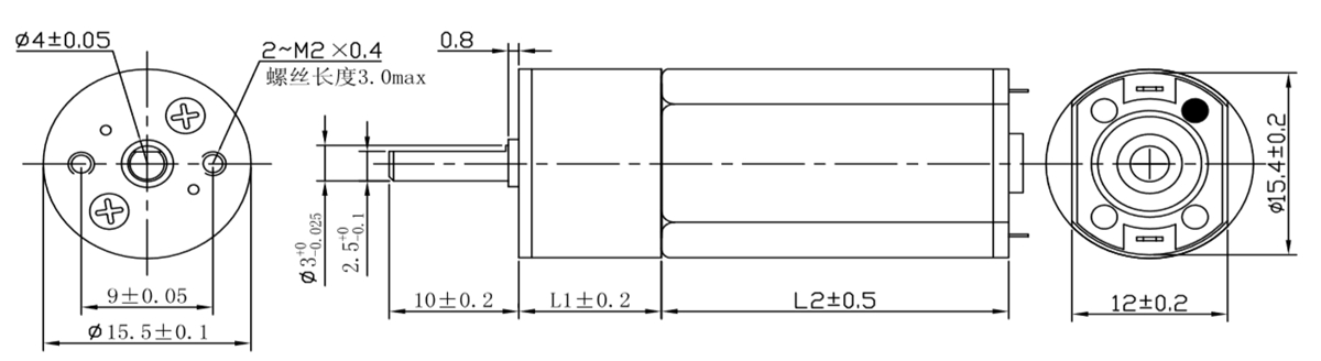 OT-16GA微型减速电机_行星减速电机